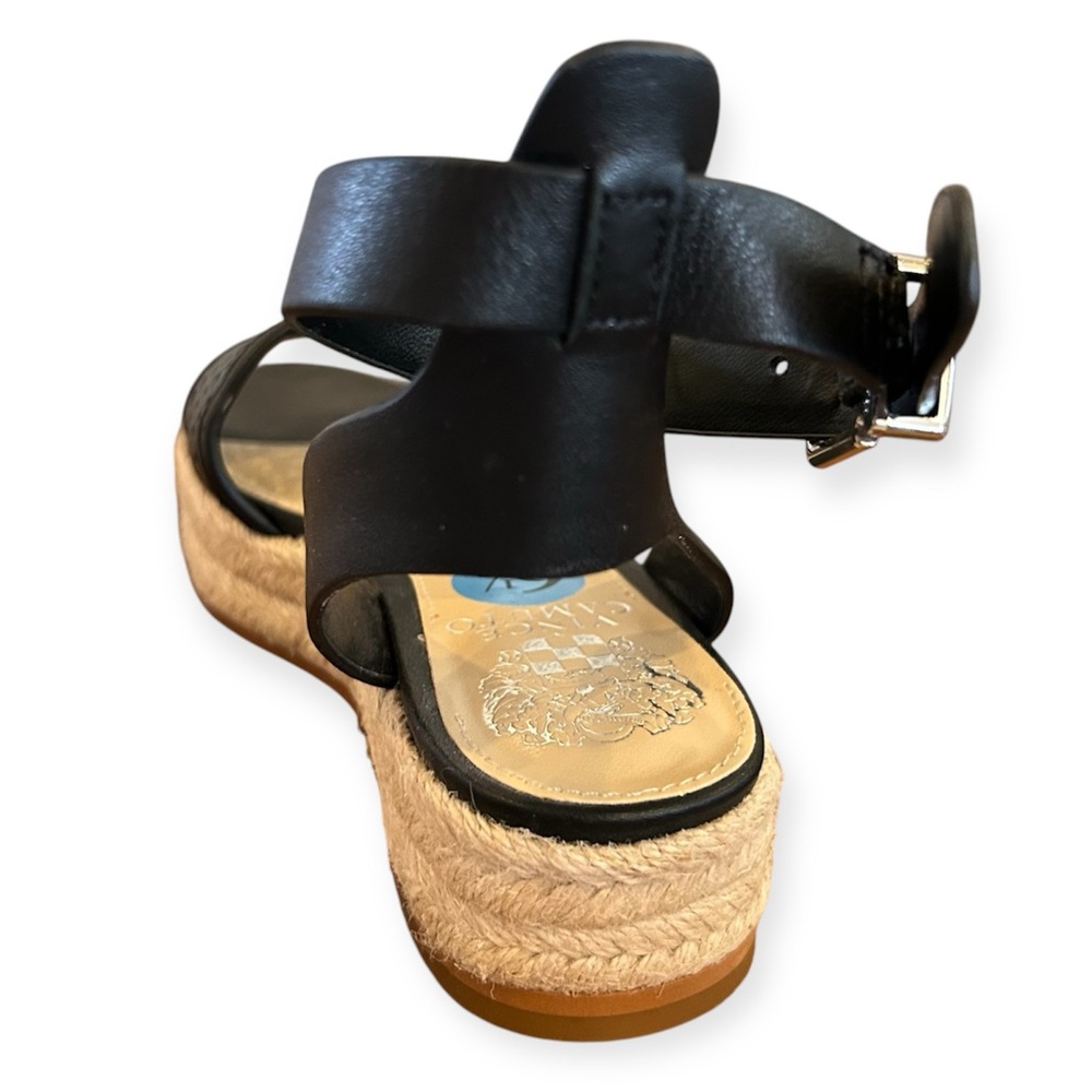 Vince Camuto Black Espadrille Sandals - Picture 2 of 9